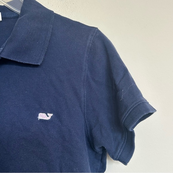 608.  Vineyard Vines boys Dark Blue Polo Shirt size xs - Picture 4 of 5